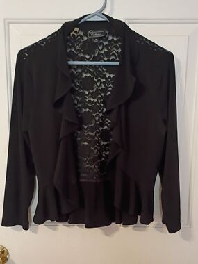 Collection Dress Barn Lace Open Jacket